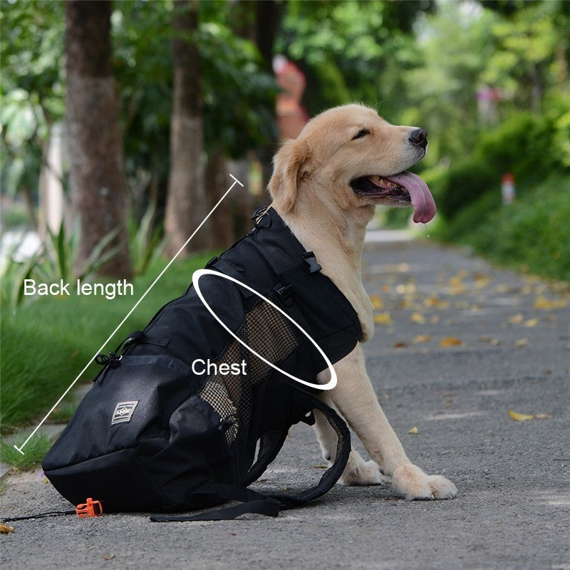1pc Dog Carrier Pet Shoulder Traveler Backpack Dog Outcrop Bags