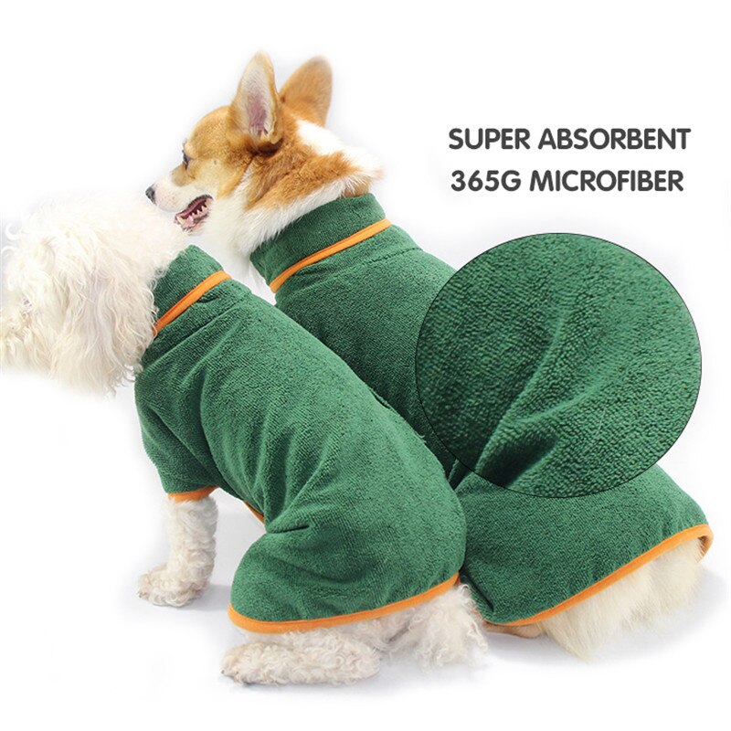 Dog Bathrobe For Small Medium Large Dogs Super Absorbent&fast Drying