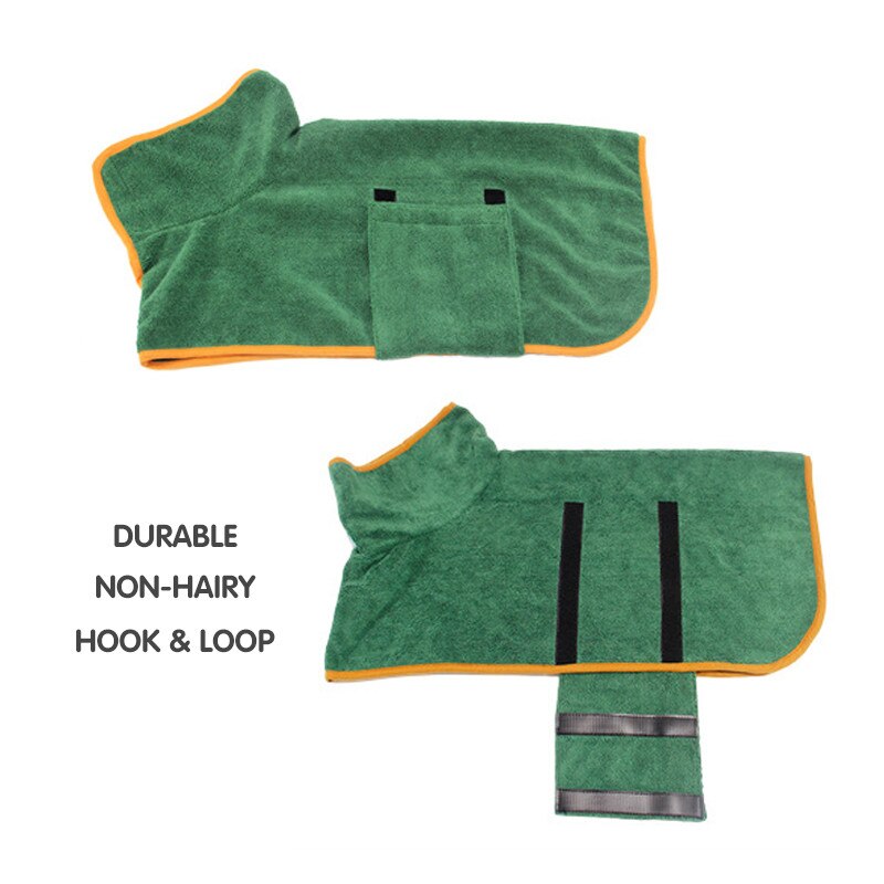 Dog Bathrobe For Small Medium Large Dogs Super Absorbent&fast Drying
