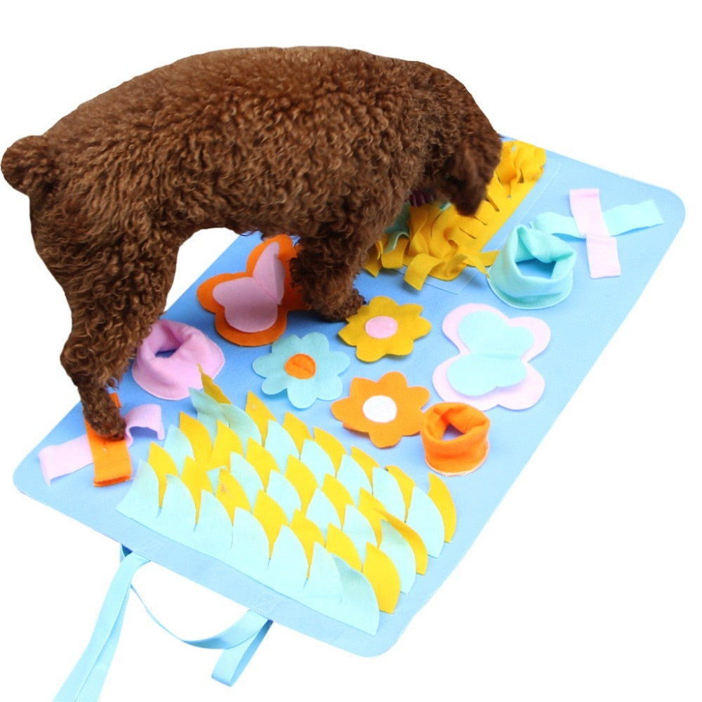 Pet Sniffing Mat Washable Dog Cat Smell Training Pad Consume Energy