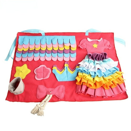 Pet Sniffing Mat Washable Dog Cat Smell Training Pad Consume Energy