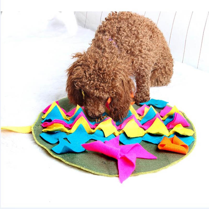 Pet Sniffing Mat Washable Dog Cat Smell Training Pad Consume Energy
