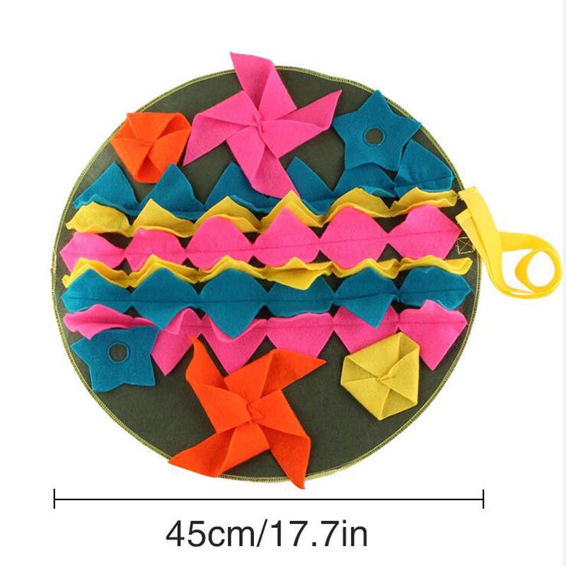 Pet Sniffing Mat Washable Dog Cat Smell Training Pad Consume Energy