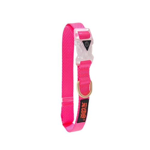 Popular Led Light Dog Collar Nylon Durable Battery Pet Collars