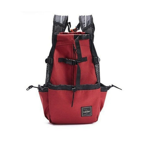 1pc Dog Carrier Pet Shoulder Traveler Backpack Dog Outcrop Bags